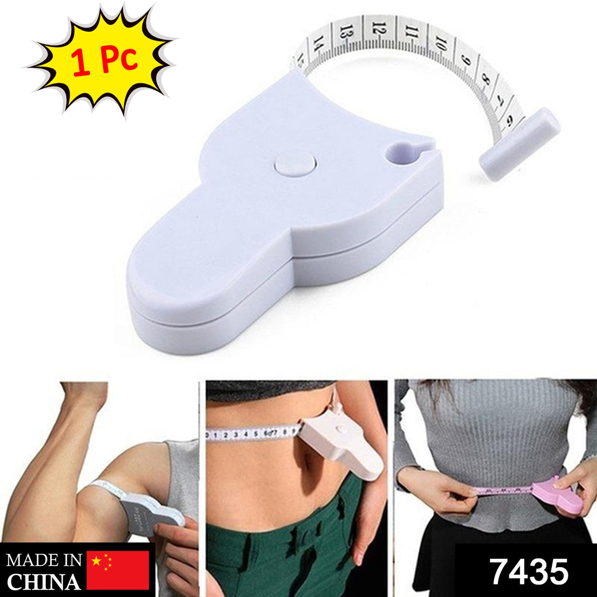 Fitness Measuring Tape for Length, Breadth & Height – Body & Object Measuring