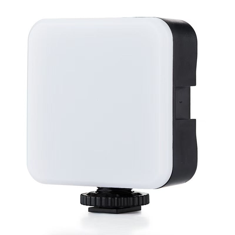 Mini Pocket Fill Light with Microphone — 49 LED Ring Light for Photography, Video Calls & Conferences