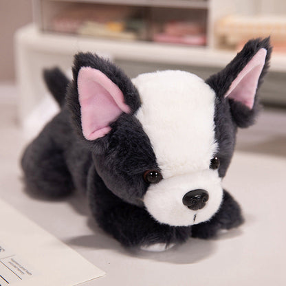 Heavy Particle Small Size Dog Lying Husky Plush Toy Doll Claw Machine Stuffed Animal Children's Birthday Gift