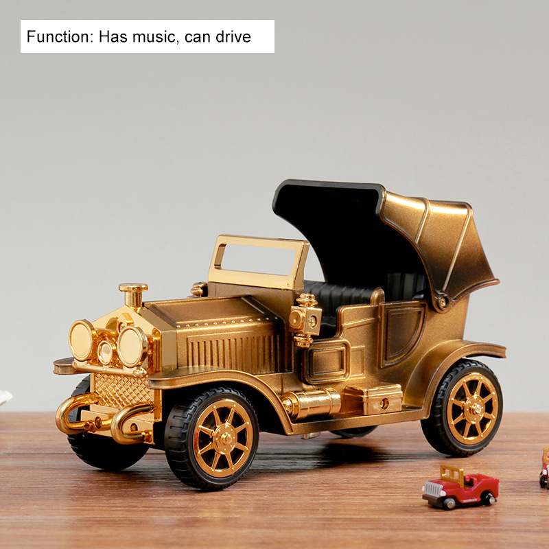 Creative Retro Gramophone Desktop Ornament Simulation Model