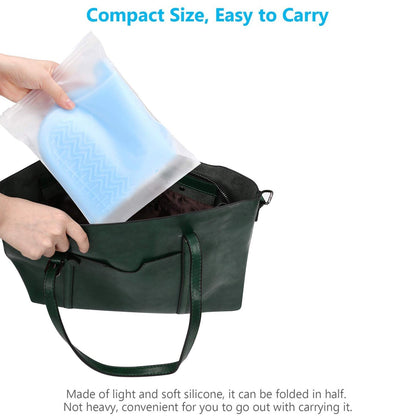 Non-Slip Silicone Rain Anti skid Waterproof Fordable Boot Shoe Cover (Mix Color)