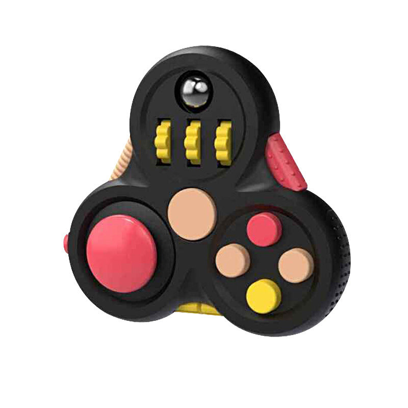 Fidget Pad Stress Relief Handheld Gyroscope Magic Cube Game Controller Finger Toy Creative Decompression Toy