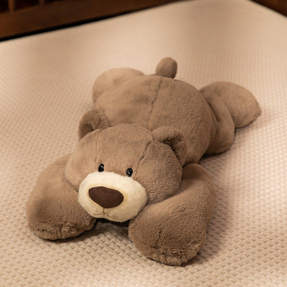 Cute Plush Toy Bear Sleeping Pillow Leg Hug Giant Stuffed Animal Lazy Soft Doll Birthday Gift for Girls