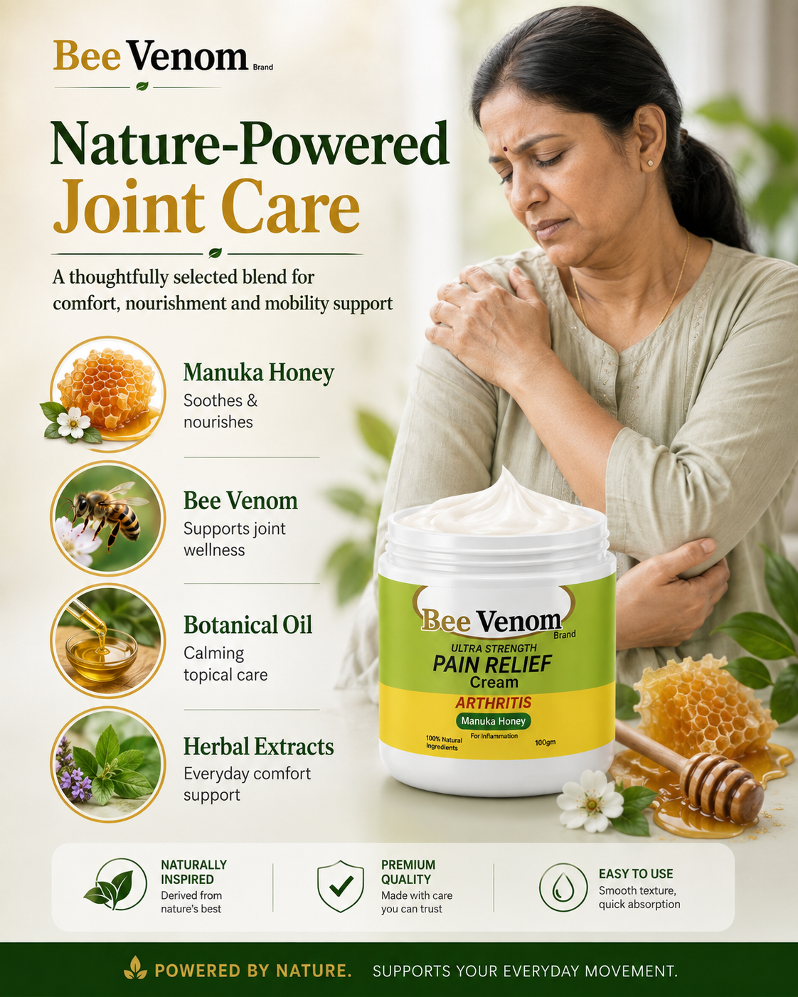 Nastofy Bee Venom Pain Relief (Pack of 2)