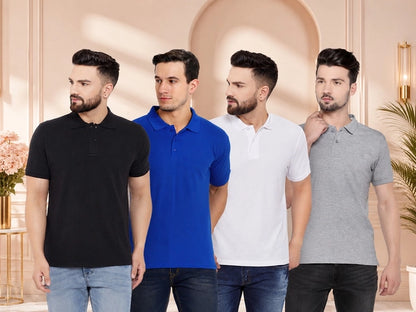 4 PREMIUM POLOS FOR MEN ONLY 799/-